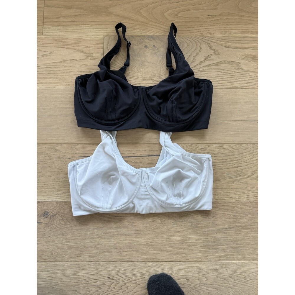 Natori Liquid Balconette Bra Seamless Shape Adjustable Straps 40D Black White
